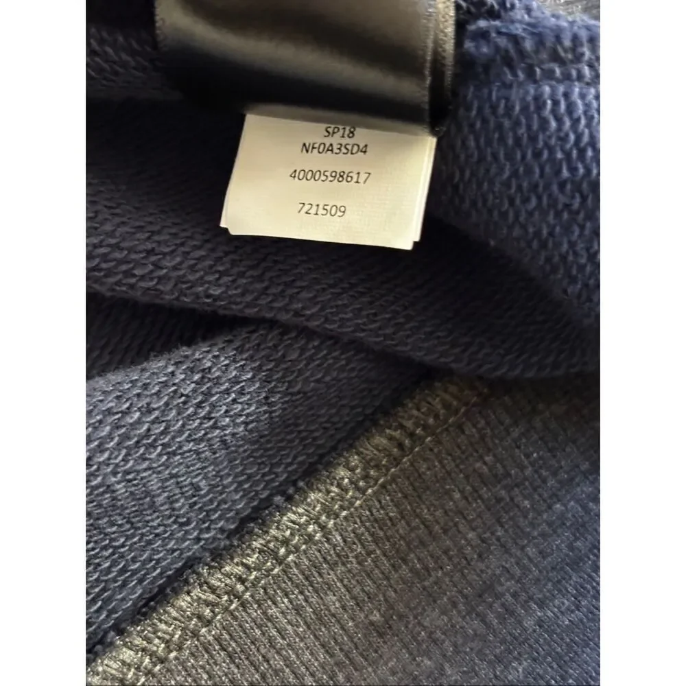 The North Face Crewneck Wicker FlashDry Long Sleeve blue Sweatshirt M